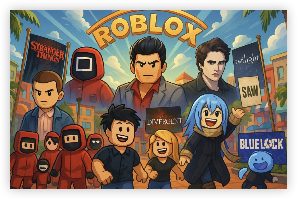 Roblox重磅上线IP授权平台,《鱿鱼游戏》《怪奇物语》进入元宇宙的第一步?